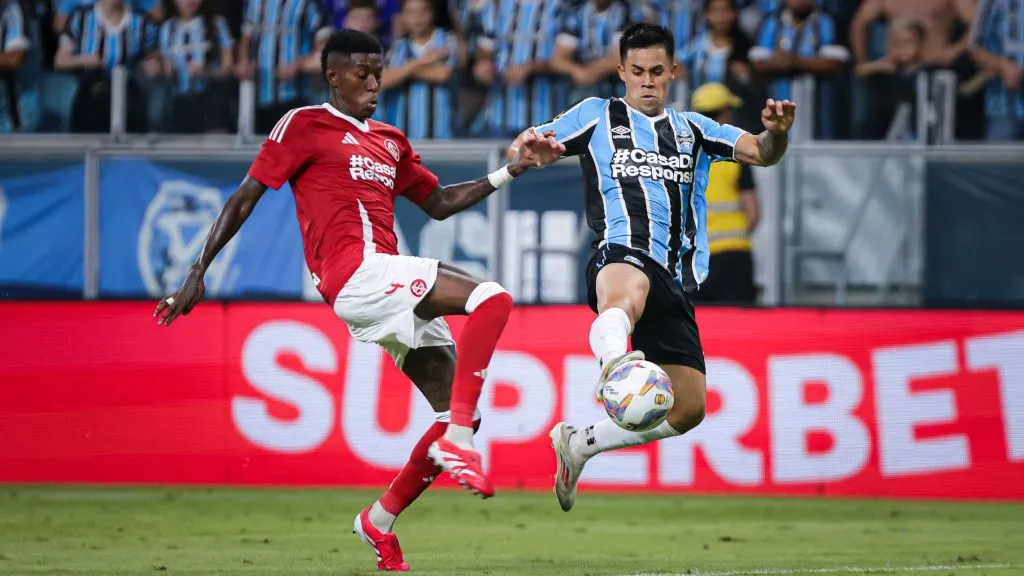 Grêmio x Internacional se enfrentam pela final do Campeonato Gaúcho 2025. Foto: Maxi Franzoi/AGIF