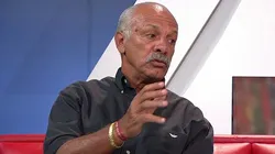 Maestro Júnior em participação como comentarista. Foto: Reprodução/Sportv