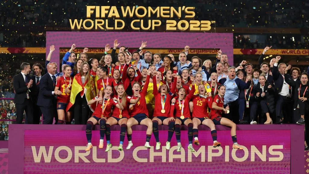 A Espanha foi campeão da Copa do Mundo em 2023