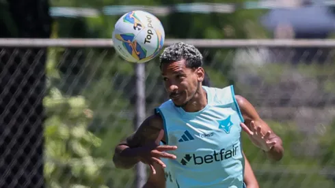 Matheus Pereira, jogador do Cruzeiro, durante treino no Centro de Treinamento CT Toca II. Foto: Gilson Lobo/AGIF