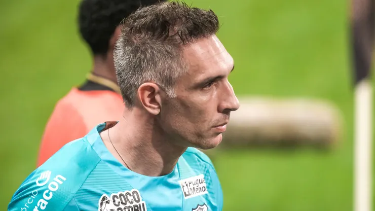 Fernando Prass jogador do Ceará durante partida contra o Corinthians no estádio Arena Corinthians pelo campeonato Brasileiro A 2020. Foto: Marcello Zambrana/AGIF