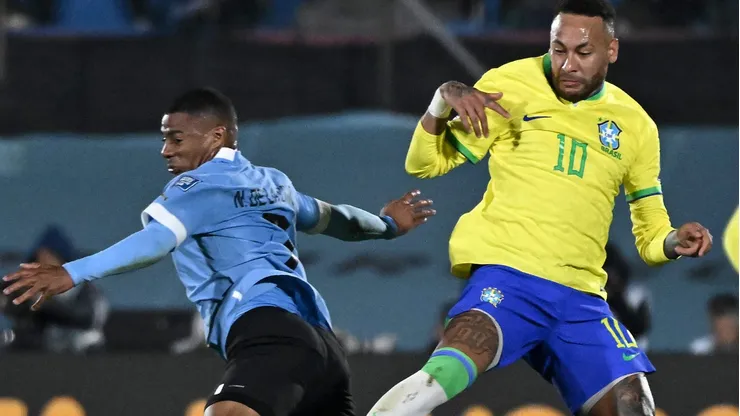 Neymar não atua pela Seleção Brasileira desde Outubro de 2023, contra o Uruguai (Photo by Guillermo Legaria/Getty Images)