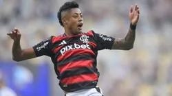 Bruno Henrique, jogador do Flamengo, durante partida contra o Vasco no estadio Maracana pelo campeonato Carioca 2025. Foto: Thiago Ribeiro/AGIF