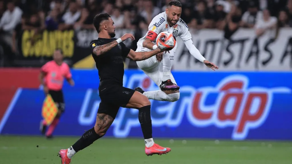 Corinthians x Santos se enfrentam pelo Campeonato Paulista 2025. Foto: Ettore Chiereguini/AGIF
