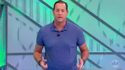 Benjamin Back, comenta sobre o Vasco. Foto: SBT