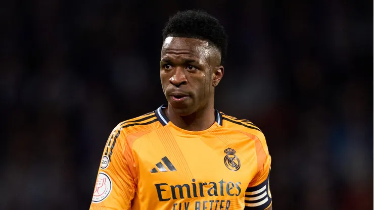 Vinicius Júnior, atacante da Seleção Brasileira e do Real Madrid - Foto: Juan Manuel Serrano Arce/Getty Images