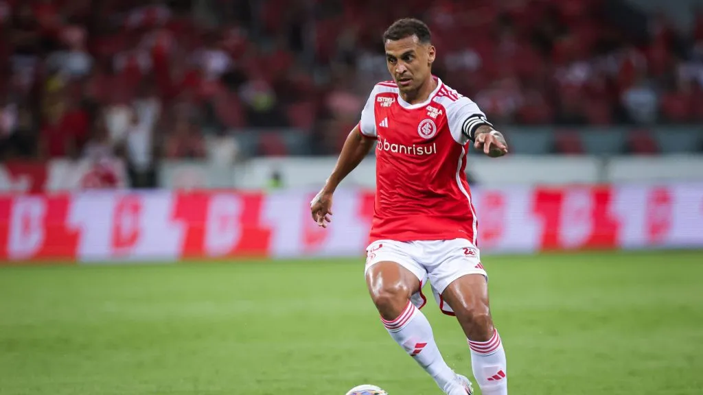 Alan Patrick jogador do Internacional durante partida contra o Avenida, Foto: Maxi Franzoi/AGIF