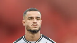 Coutinho, jogador do Vasco, durante partida contra o Flamengo, pelo Campeonato Carioca. Foto: Thiago Ribeiro/AGIF.