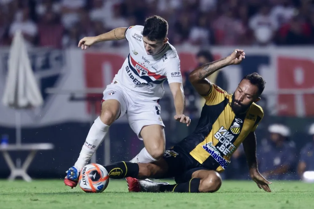 Oscar na semifinal contra o Novorizontino. Foto: Marcello Zambrana/AGIF