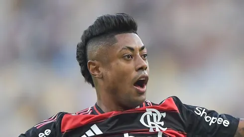 RJ - RIO DE JANEIRO - 08/03/2025 - CARIOCA 2025, FLAMENGO X VASCO - Bruno Henrique jogador do Flamengo durante partida contra o Vasco no estadio Maracana pelo campeonato Carioca 2025.