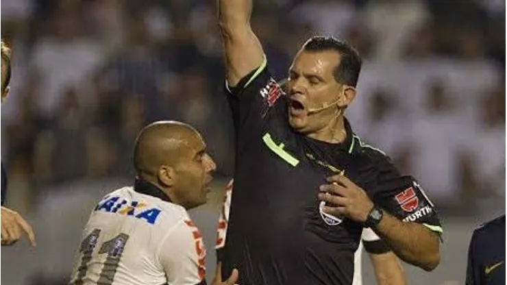 Carlos Amarilla em Corinthians x Boca Juniors pela Libertadores 2013. Reprodução X