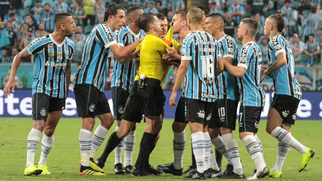 Grêmio x River Plate pela Copa Libertadores 2018. Foto: Lucas Sabino/AGIF