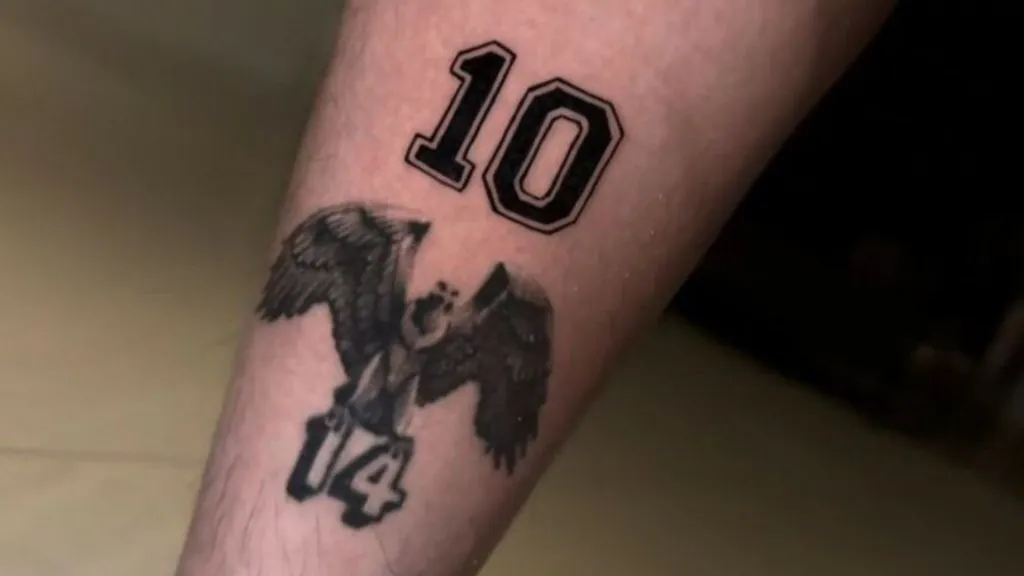 Tatuagem de Arrascaeta no Flamengo – Foto: Reprodução/Arrascaeta