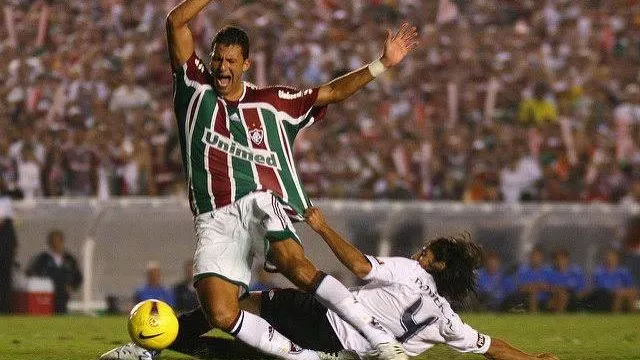 Fluminense x LDU pela Copa Libertadores 2008. Reprodução X