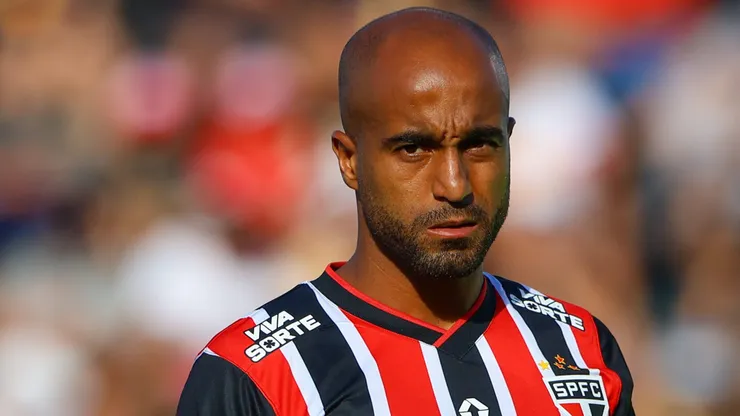 Lucas Moura em partida pelo São Paulo. Foto: Joisel Amaral/AGIF