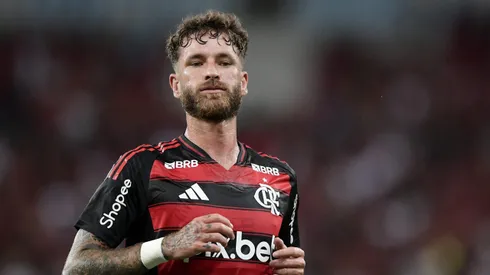 RJ - RIO DE JANEIRO - 22/02/2025 - CARIOCA 2025, FLAMENGO X MARICA - Leo Pereira jogador do Flamengo durante partida contra o Marica no estadio Maracana pelo campeonato Carioca 2025. Foto: Thiago Ribeiro/AGIF