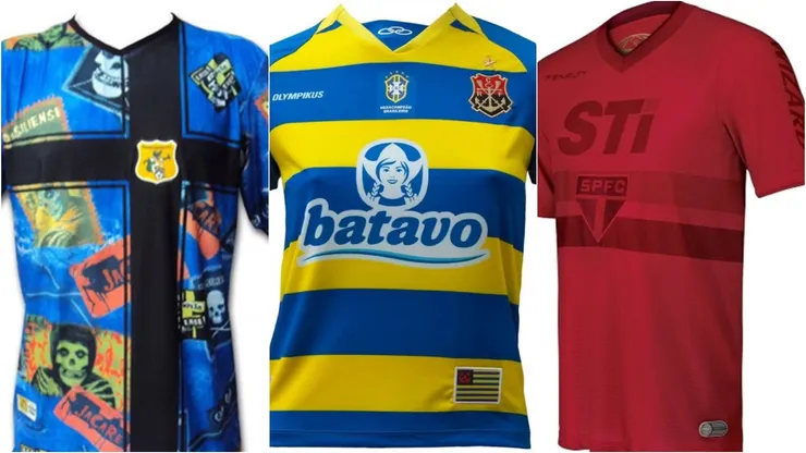 Camisas mais feias do futebol brasileiro. Foto: Reprodução