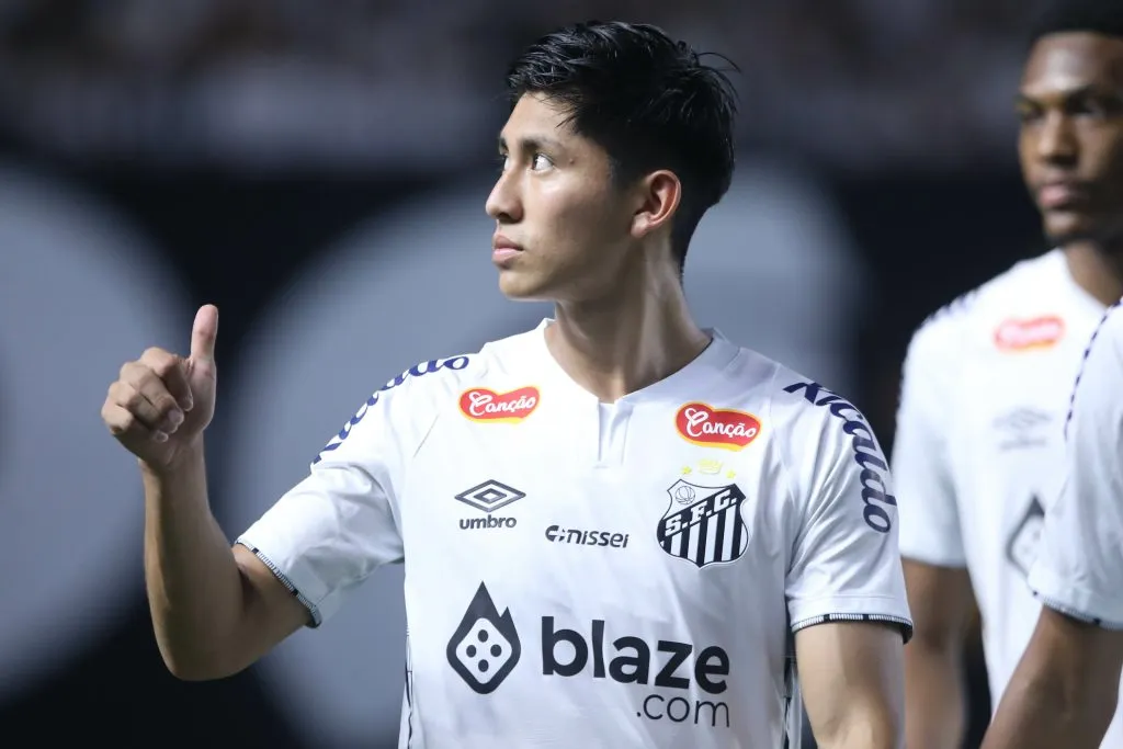 Miguelito em jogo diante do Palmeiras. Foto: Reinaldo Campos/AGIF