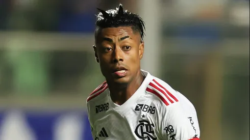 Bruno Henrique, jogador do Flamengo, durante partida contra o Cruzeiro no estádio Independência pelo Campeonato Brasileiro