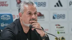 José Boto durante coletiva de imprensa, no Maracanã.