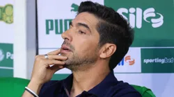 SP - SAO PAULO - 16/02/2025 - PAULISTA 2025, PALMEIRAS X SAO PAULO - Abel Ferreira tecnico do Palmeiras durante partida contra o Sao Paulo no estadio Arena Allianz Parque pelo campeonato Paulista 2025. Foto: Marcello Zambrana/AGIF