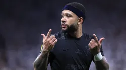Memphis Depay em partida pelo Corinthians. Foto: Marcello Zambrana/AGIF