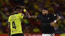 O holandês Memphis Depay teve atuação apagada no Equador. Foto: Franklin Jacome/Getty Images.