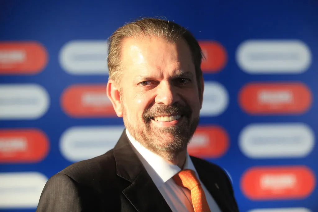 Reinaldo Bastos Carneiro, presidente da FPF. Bruna Prado / Getty Images.