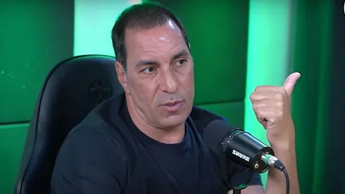 Edmundo se irritou com internauta em live. Foto: Thiago Ribeiro/AGIF.