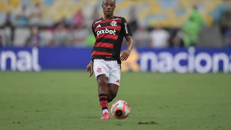 De la Cruz pelo Flamengo. Foto: Flamengo