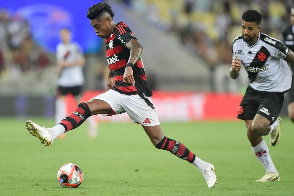 Bruno Henrique jogador do Flamengo durante partida contra o Vasco – Foto: Thiago Ribeiro/AGIF