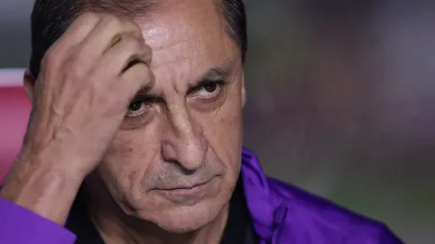 Ramón Díaz acompanha equipe do Corinthians - Foto: Ettore Chiereguini/AGIF