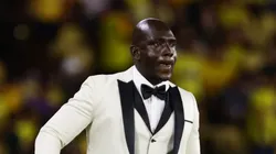 Segundo Castillo, treinador do Barcelona SC contra o Corinthians - Foto: Franklin Jacome/Getty Images