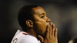 Robinho quando jogava na Inglaterra -
