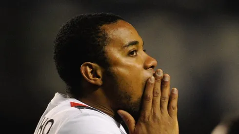 Robinho quando jogava na Inglaterra -
