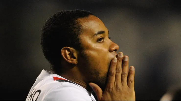 Robinho quando jogava na Inglaterra -