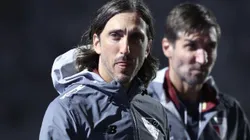 Luis Zubeldia técnico do São Paulo durante partida contra o Portuguesa no estádio Pacaembu pelo campeonato Paulista 2025. Foto: Marcello Zambrana/AGIF