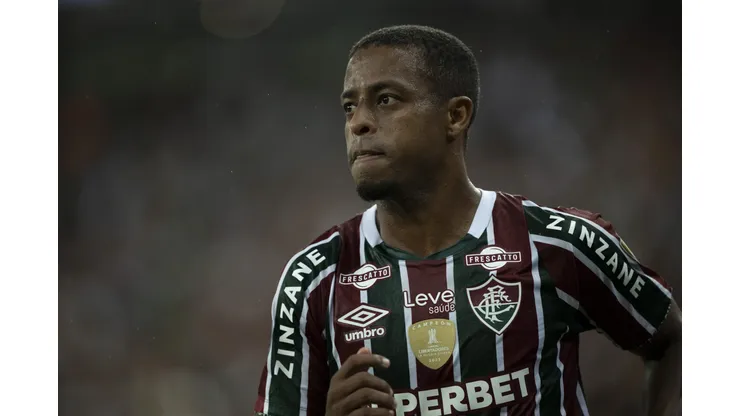 Keno jogador do Fluminense durante partida contra o Alianza Lima no estádio Maracanã pelo campeonato Copa Libertadores 2024. Foto: Jorge Rodrigues/AGIF