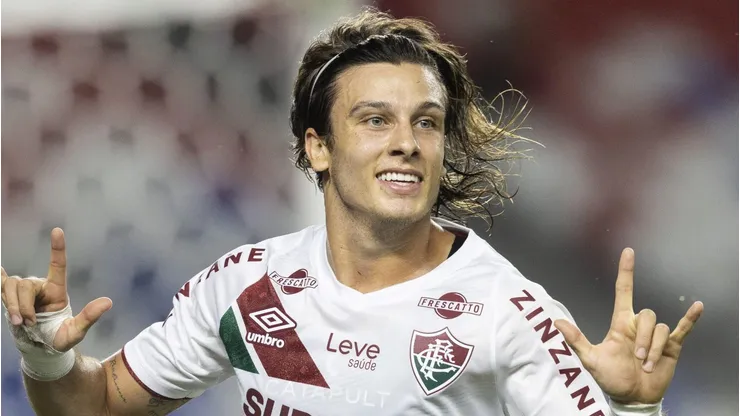 Augustín Cannobio pelo Fluminense. Foto: Talita Gouvea/AGIF / Sipa US/Alamy Live News