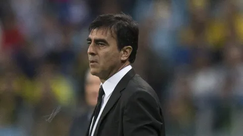 RS - Porto Alegre - 31/08/2017 - Eliminatórias da Copa do Mundo 2018 - Brasil x Equador - Técnico Gustavo Quinteros do Equador durante partida no estadio Arena do Gremio pelas Eliminatórias da Copa do Mundo 2018.