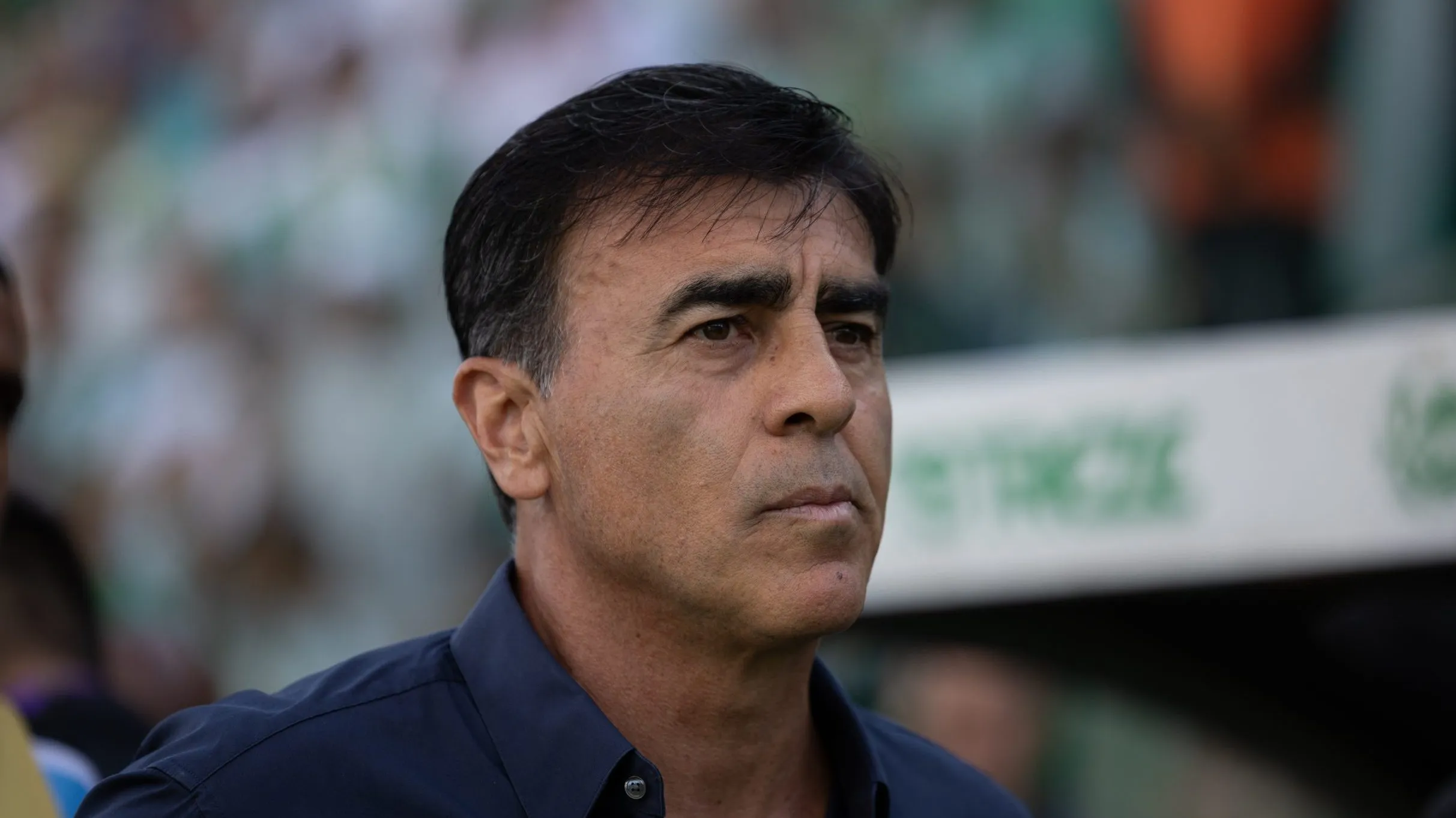 Quinteros na partida contra o Juventude