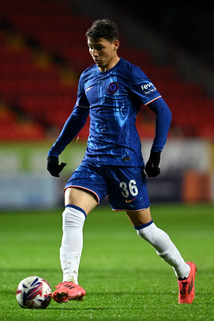 Deivid em ação pelos Blues. Foto: Justin Setterfield/Getty Images