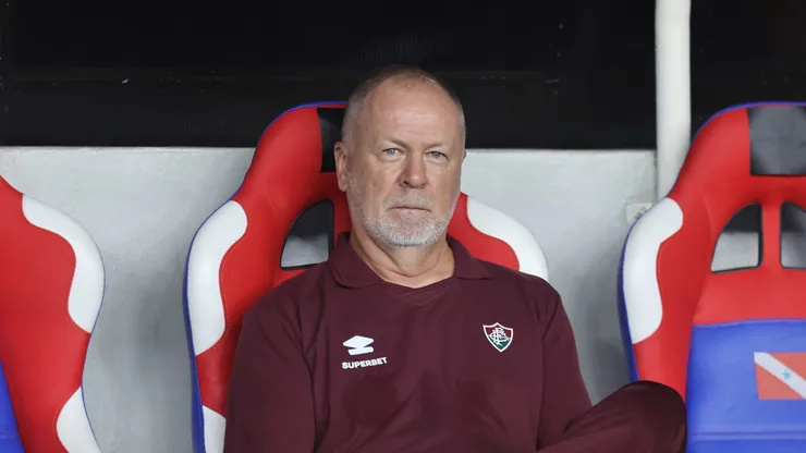 Mano Menezes técnico do Fluminense durante partida contra o Águia de Marabá no estádio Mangueirão pelo campeonato Copa Do Brasil 2025. Foto: Fernando Torres/AGIF