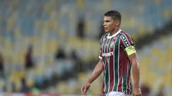 RJ - RIO DE JANEIRO - 12/03/2025 - CARIOCA 2025, FLUMINENSE X FLAMENGO - Thiago Silva jogador do Fluminense durante partida contra o Flamengo no estadio Maracana pelo campeonato Carioca 2025. Foto: Thiago Ribeiro/AGIF