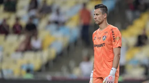 Fábio completou 200 jogos com a camisa do Fluminense. Foto: Thiago Ribeiro/AGIF