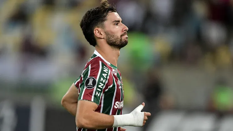 Martinelli, jogador do Fluminense, durante partida contra o Alianza Lima no estadio Maracana pelo campeonato Copa Libertadores 2024. Foto: Thiago Ribeiro/AGIF