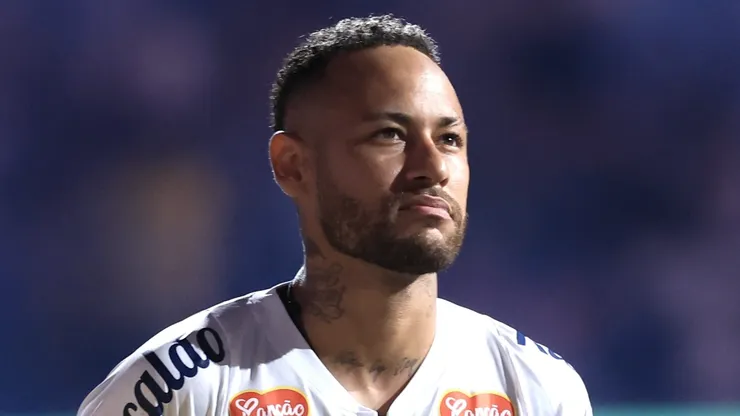 Ney durante partida pelo Paulistão.