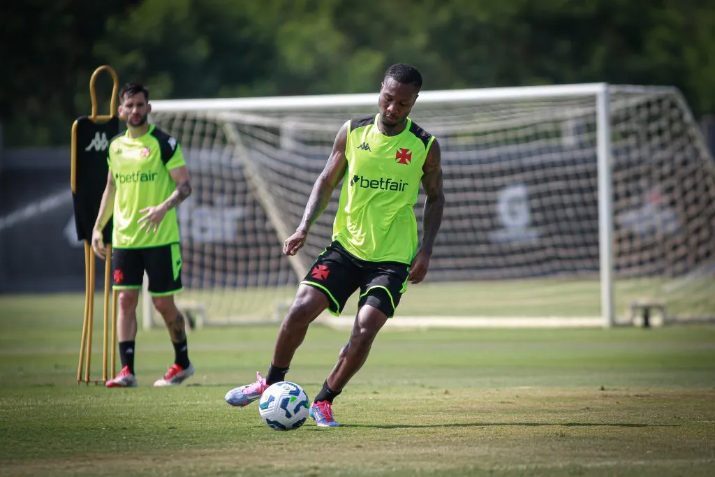 Loide Augusto em treinamento no CT Moacyr Barbosa. Foto: Matheus Lima/Vasco.