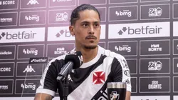 Maurício Lemos apresentado em coletiva pelo Vasco. Foto: Dikran Sahagian/Vasco.