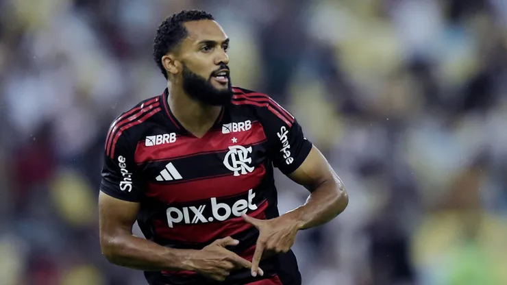Juninho marcou o segundo gol do Flamengo no clássico. Foto: Alexandre Loureiro/AGIF